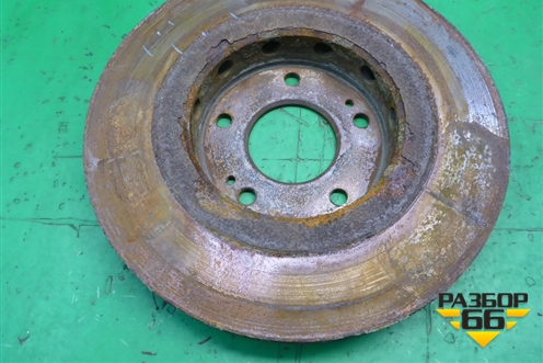 Диск тормозной передний вентилируемый (под 2-х поршневые) для Mitsubishi Lancer-X с 2007г (Лансер)