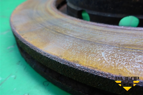 Диск тормозной передний вентилируемый (под 2-х поршневые) для Mitsubishi Lancer-X с 2007г (Лансер)