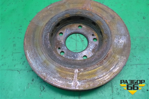 Диск тормозной передний вентилируемый (под 2-х поршневые) для Mitsubishi Lancer-X с 2007г (Лансер)