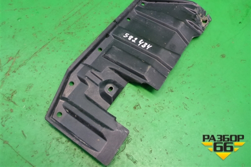 Защита антигравийная правая (задняя) (MN154382) для Mitsubishi Lancer-X с 2007г (Лансер)