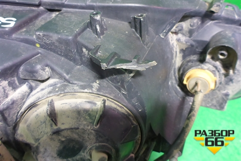 Фара левая (галоген дубликат DEPO) (2141190LLDEM2) для Mitsubishi Lancer-X с 2007г (Лансер)