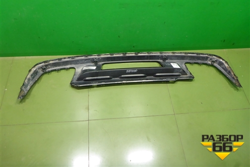 Юбка заднего бампера (до 2020г под парктроник) (5NA807568A) для Volkswagen Tiguan с 2016г (Тигуан)