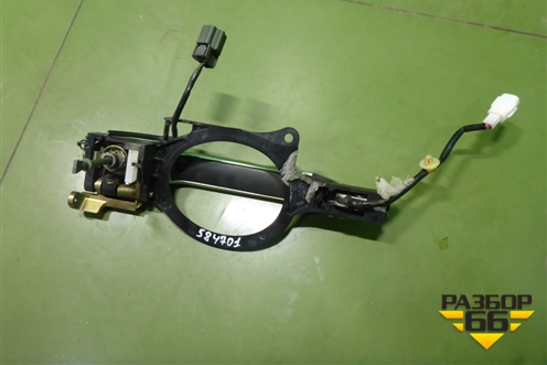 Ручка наружная двери передней правой (правый руль) для Mitsubishi Outlander XL с 2006-2012г (Аутлендер ХЛ)