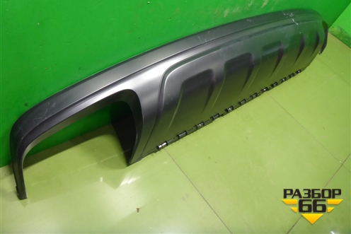 Юбка заднего бампера (4M0807521) для Audi Q7 c 2015г (Ку 7)