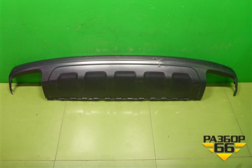 Юбка заднего бампера (4M0807521) для Audi Q7 c 2015г (Ку 7)