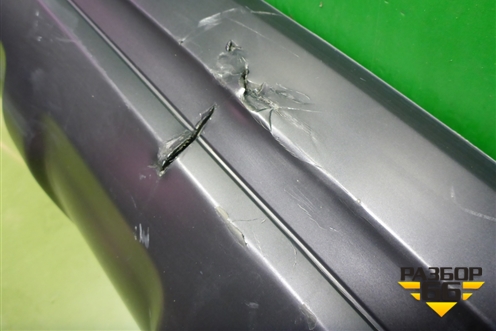 Юбка заднего бампера (4M0807521) для Audi Q7 c 2015г (Ку 7)