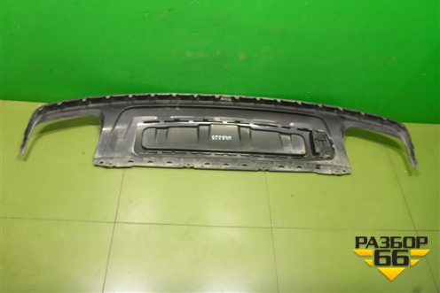 Юбка заднего бампера (4M0807521) для Audi Q7 c 2015г (Ку 7)