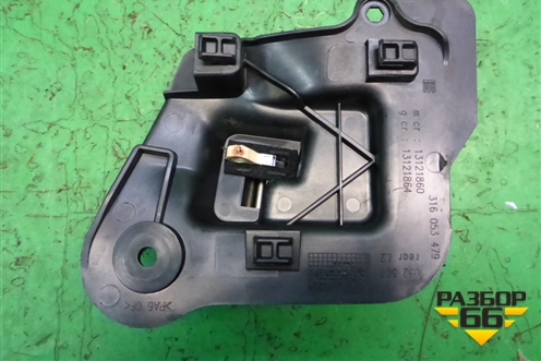 Ручка внутренняя двери задней левой (13121860) для Opel Meriva с 2003-2010г (Мерива)