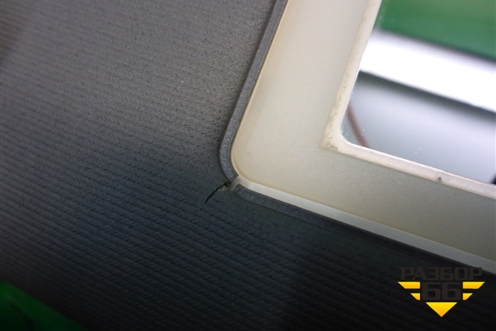 Козырёк солнцезащитный правый для Volkswagen Touareg c 2002-2010г (Туарег)