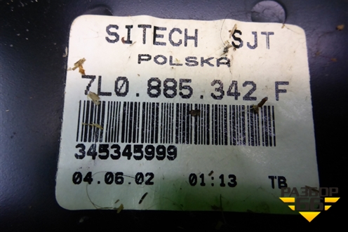 Кронштейн сиденья (задний правый) (7L0885342F) для Volkswagen Touareg c 2002-2010г (Туарег)