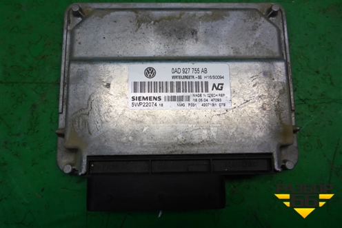 Блок управления раздаточной коробкой (0AD927755AB) для Volkswagen Touareg c 2002-2010г (Туарег)