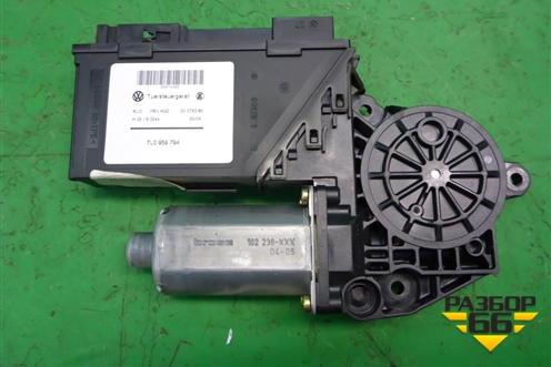 Моторчик стеклоподъёмника задний правый (7L0959704) для Volkswagen Touareg c 2002-2010г (Туарег)