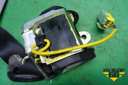 Ремень безопасности задний левый с пиропатроном для Volkswagen Touareg c 2002-2010г (Туарег)