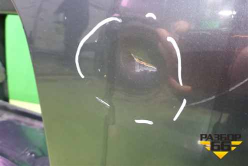 Дверь багажника со стеклом для Volkswagen Touareg c 2002-2010г (Туарег)