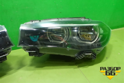 Фара L+R комплект (LED без блоков BLACK EDITION) (7471347 7471348) для BMW X5 F15 с 2013г (Х5 Ф15)