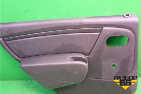 Обшивка двери задней левой под электрику (после 2009г) (8200916246) для Renault Logan с 2004-2015г (Логан)