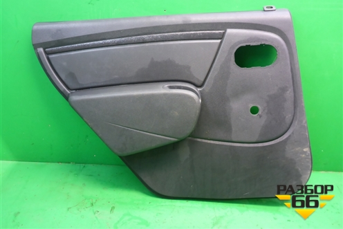 Обшивка двери задней левой под электрику (после 2009г) (8200916246) для Renault Logan с 2004-2015г (Логан)