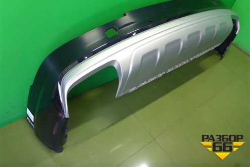 Бампер задний нижняя часть (до 2019г под парктроник) (4M0807527B) для Audi Q7 c 2015г (Ку 7)