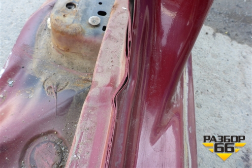 Порог со стойкой правый (StepWay) для Renault Sandero с 2009-2014г (Сандеро)