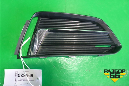 Решетка в передний бампер правая (8W6807682) для Audi A5/S5 с 2016г (А5/С5)