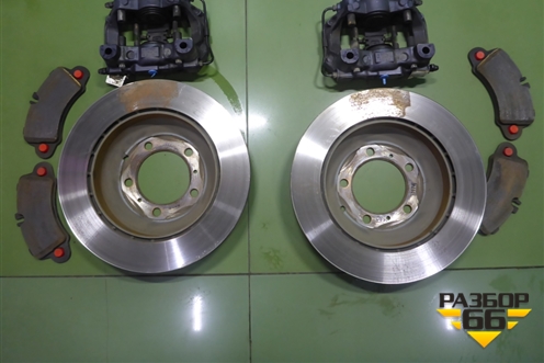 Комплект тормозной системы (350x34 перед, 330x26 зад) (9Y0615106CL 9Y0615105CL 9Y0615404BE 9Y0615403 для Porsche Cayenne с 2017г (Каен) (9Y0615106CL9Y0615105CL)