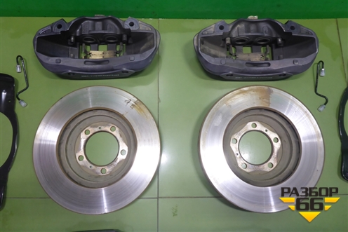 Комплект тормозной системы (350x34 перед, 330x26 зад) (9Y0615106CL 9Y0615105CL 9Y0615404BE 9Y0615403 для Porsche Cayenne с 2017г (Каен) (9Y0615106CL9Y0615105CL)