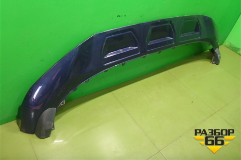 Юбка переднего бампера (после 2019г) (4M0807733F) для Audi Q7 c 2015г (Ку 7)