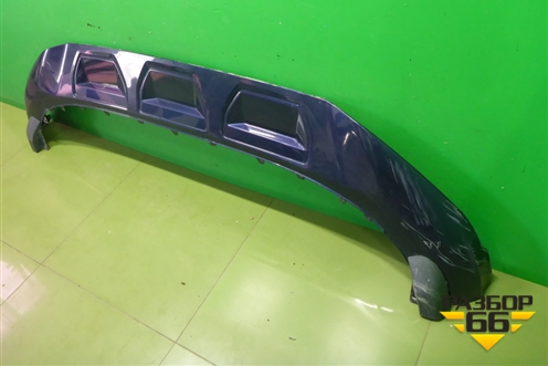 Юбка переднего бампера (после 2019г) (4M0807733F) для Audi Q7 c 2015г (Ку 7)