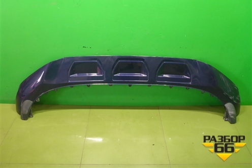 Юбка переднего бампера (после 2019г) (4M0807733F) для Audi Q7 c 2015г (Ку 7)