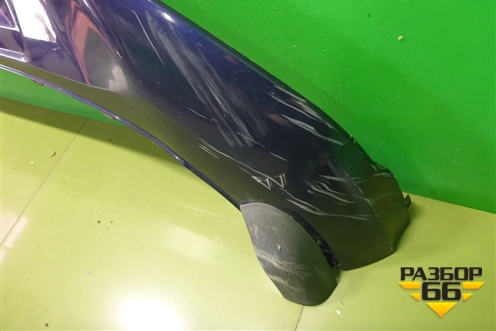 Юбка переднего бампера (после 2019г) (4M0807733F) для Audi Q7 c 2015г (Ку 7)