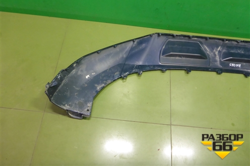 Юбка переднего бампера (после 2019г) (4M0807733F) для Audi Q7 c 2015г (Ку 7)