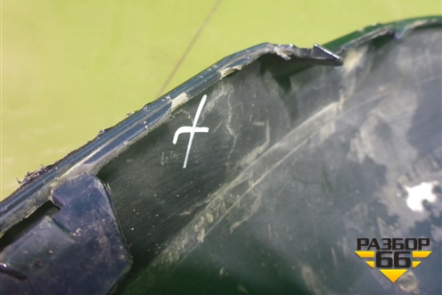 Юбка переднего бампера (после 2019г) (4M0807733F) для Audi Q7 c 2015г (Ку 7)