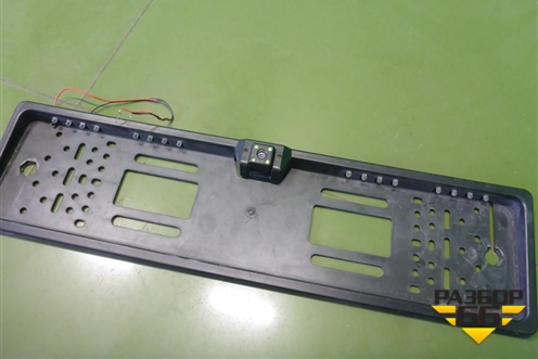 Рамка под номер (с камерой) для Hyundai Solaris с 2017г (Солярис)