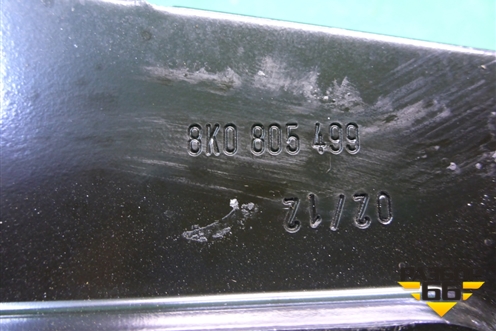 Кронштейн усилителя переднего бампера левый (8K0805499) для Audi A4 (В8) с 2007-2015г (А4)