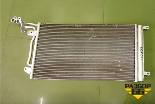 Радиатор кондиционера (6C0816411B) для Skoda Rapid с 2013г (Рапид)