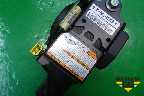 Ремень безопасности передний правый с пиропатроном (608200200A) для Honda CR-V(RE) с 2006-2012г (ЦРВ СРВ)