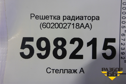 Решетка радиатора (602002718AA) для OMODA C5 с 2022г (Ц5)