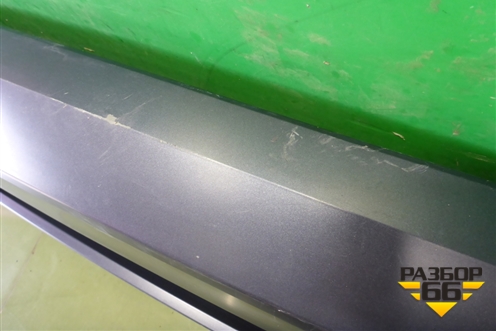 Юбка заднего бампера (57R807835) для Skoda Karoq с 2017г (Карок)