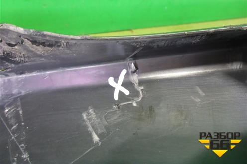 Юбка переднего бампера (6600002424) для Geely Tugella с 2019г (Тугелла)