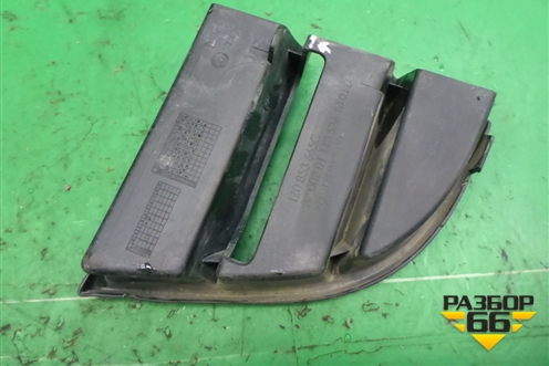 Решетка в передний бампер левая (после 2009г) (1Z0853665C) для Skoda Octavia (А5) с 2004-2013г (Октавия)