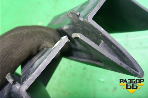 Решетка в передний бампер левая (после 2009г) (1Z0853665C) для Skoda Octavia (А5) с 2004-2013г (Октавия)