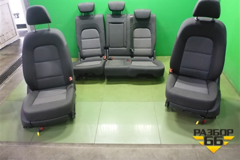 Сиденья комплект (правый руль, с AIR BAG и подогревом электро регулировка) для Audi Q5 c 2008-2017г (Ку 5)