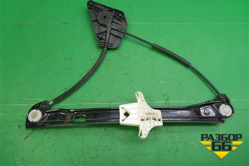 Стеклоподъёмник электрический задний правый (без моторчика) для Skoda Rapid с 2013г (Рапид)