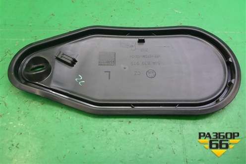 Панель внутренняя двери задней левой (5JA839915) для Skoda Rapid с 2013г (Рапид)