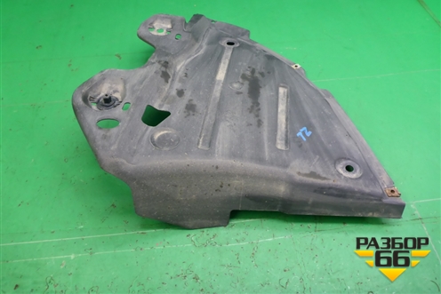 Пыльник заднего бампера левый (6RA825205E) для Skoda Rapid с 2013г (Рапид)