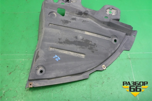 Пыльник заднего бампера левый (6RA825205E) для Skoda Rapid с 2013г (Рапид)