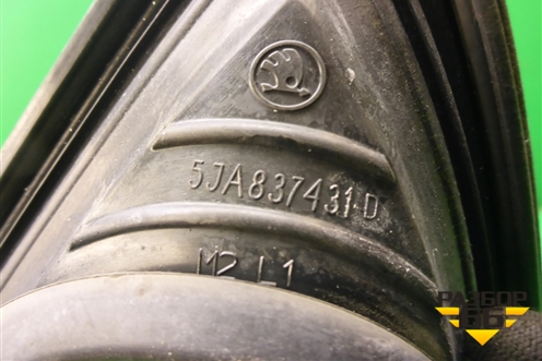 Уплотнитель стекла двери передней левой (5JA837431) (5JA837431D) для Skoda Rapid с 2013г (Рапид)