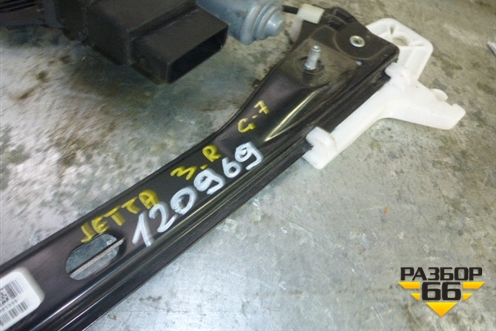 Стеклоподъёмник электрический задний правый для Volkswagen Jetta с 2010-2019г (Джетта)