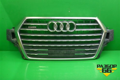 Решетка радиатора (до 2019г под парктроник) (4M0853651) для Audi Q7 c 2015г (Ку 7)