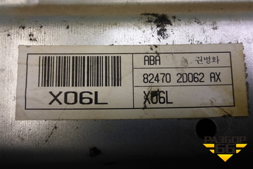 Стеклоподъёмник электрический передний левый (без моторчика) (824702D062) для Hyundai Elantra 3 (XD) с 2000-2010г (Элантра)